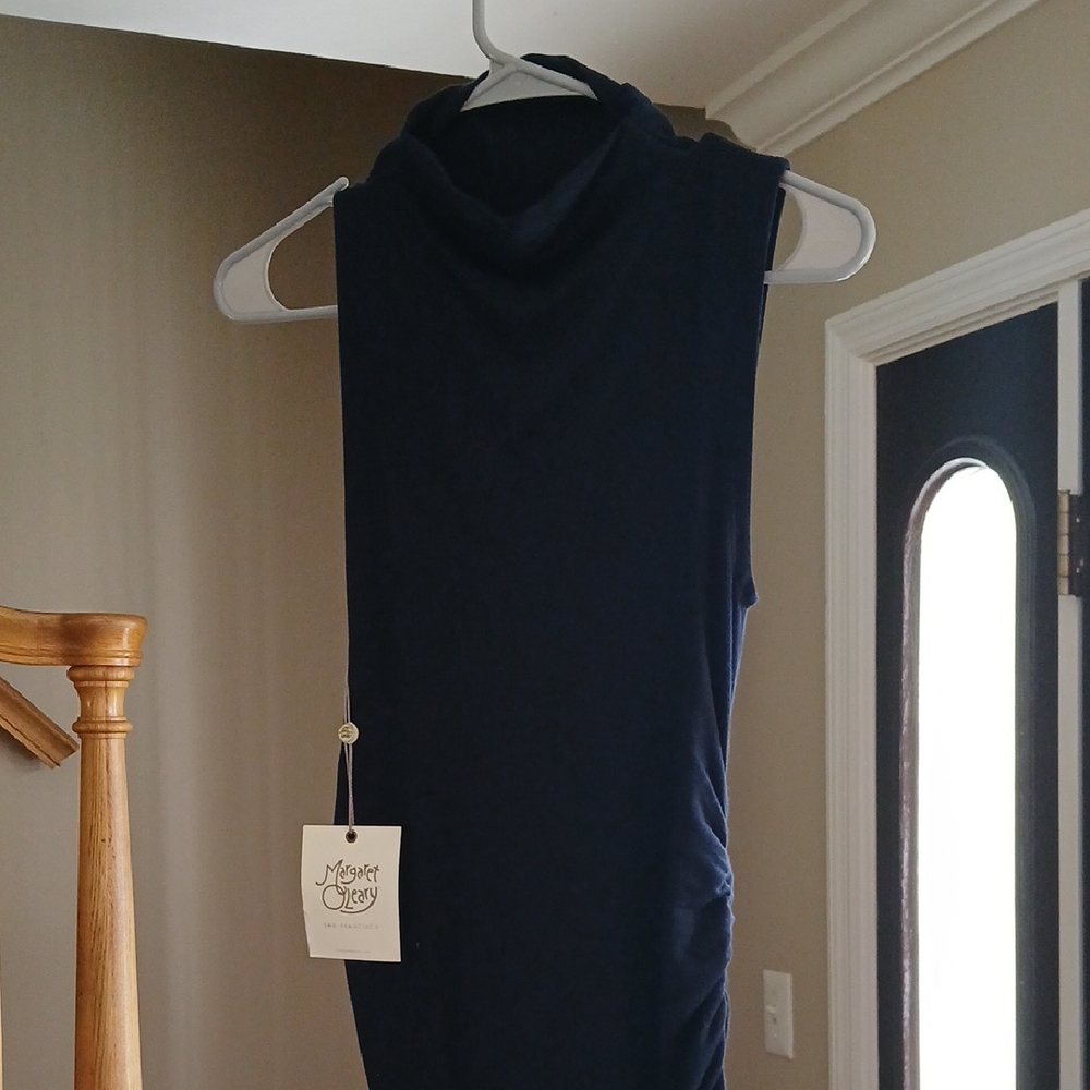 Elegant Navy Dress by